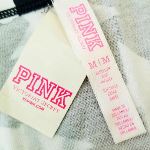 Victoria's Secret PINK Vintage Fashionshow Cotton Glitter Stars Panty NWT - Picture 6 of 12